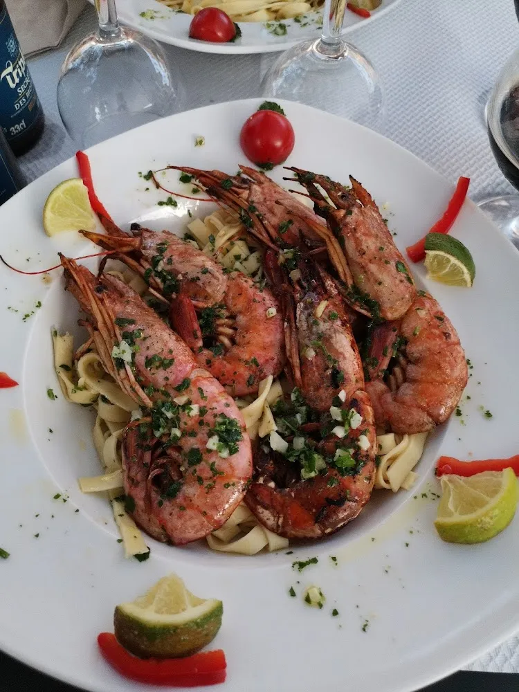 Gambas Flambé Au Wisky